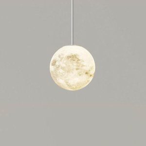 Đèn thả mặt trăng | Đèn led decor hiện đại