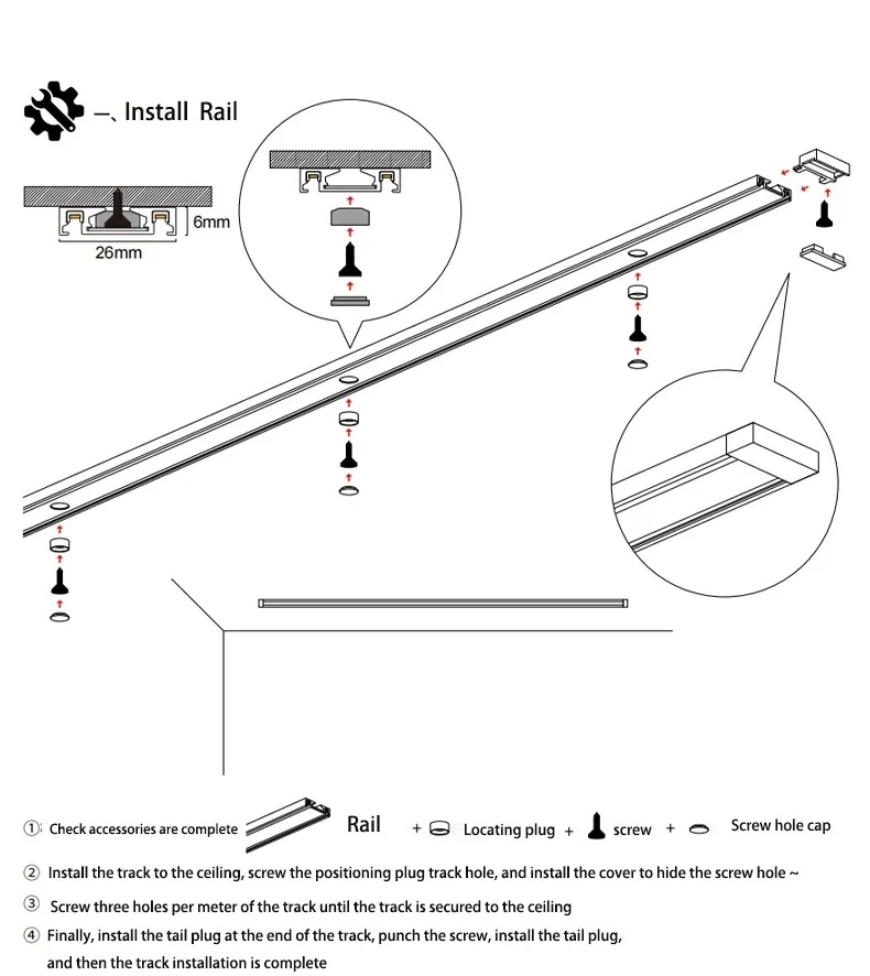 Hướng dẫn lắp đèn ray nam châm Hướng dẫn lắp đèn ray nam châm
