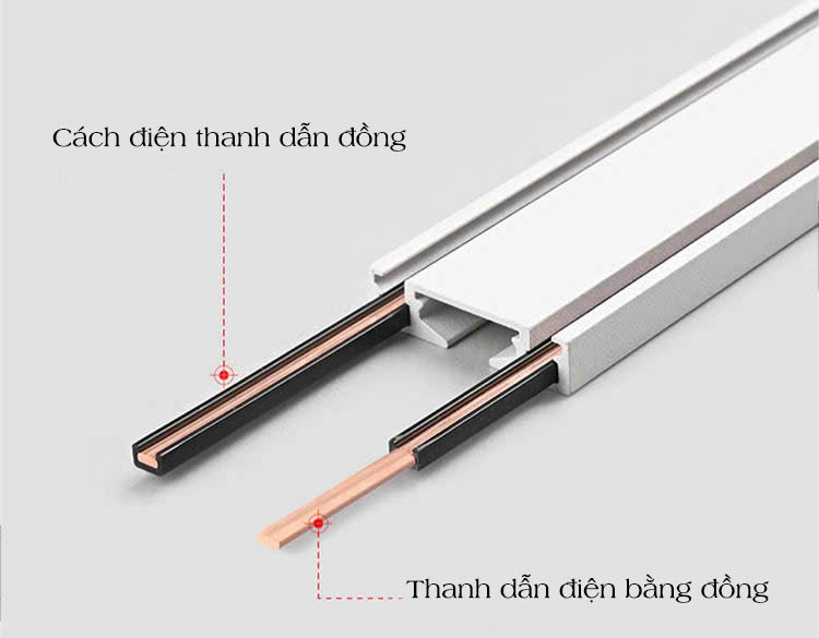 Đèn ray nam châm siêu mỏng GS Lighting