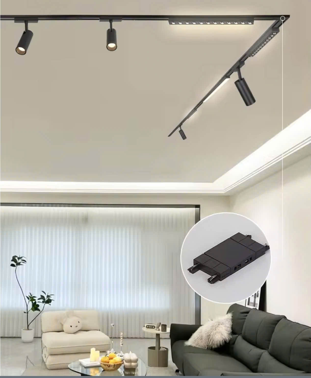 Đèn ray nam châm siêu mỏng GS Lighting Đèn ray nam châm siêu mỏng GS Lighting