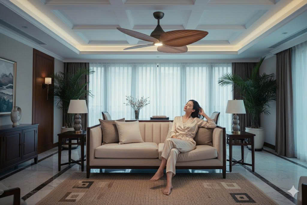 Quạt trần Tropical- Chiếc lá miền nhật đới