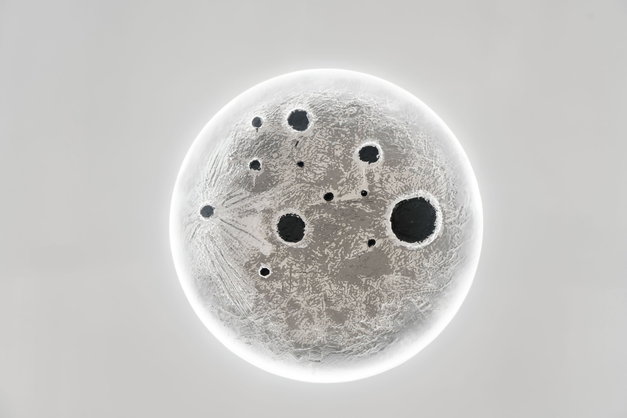 Đèn thạch cao hiệu ứng Mặt trăng AMIV