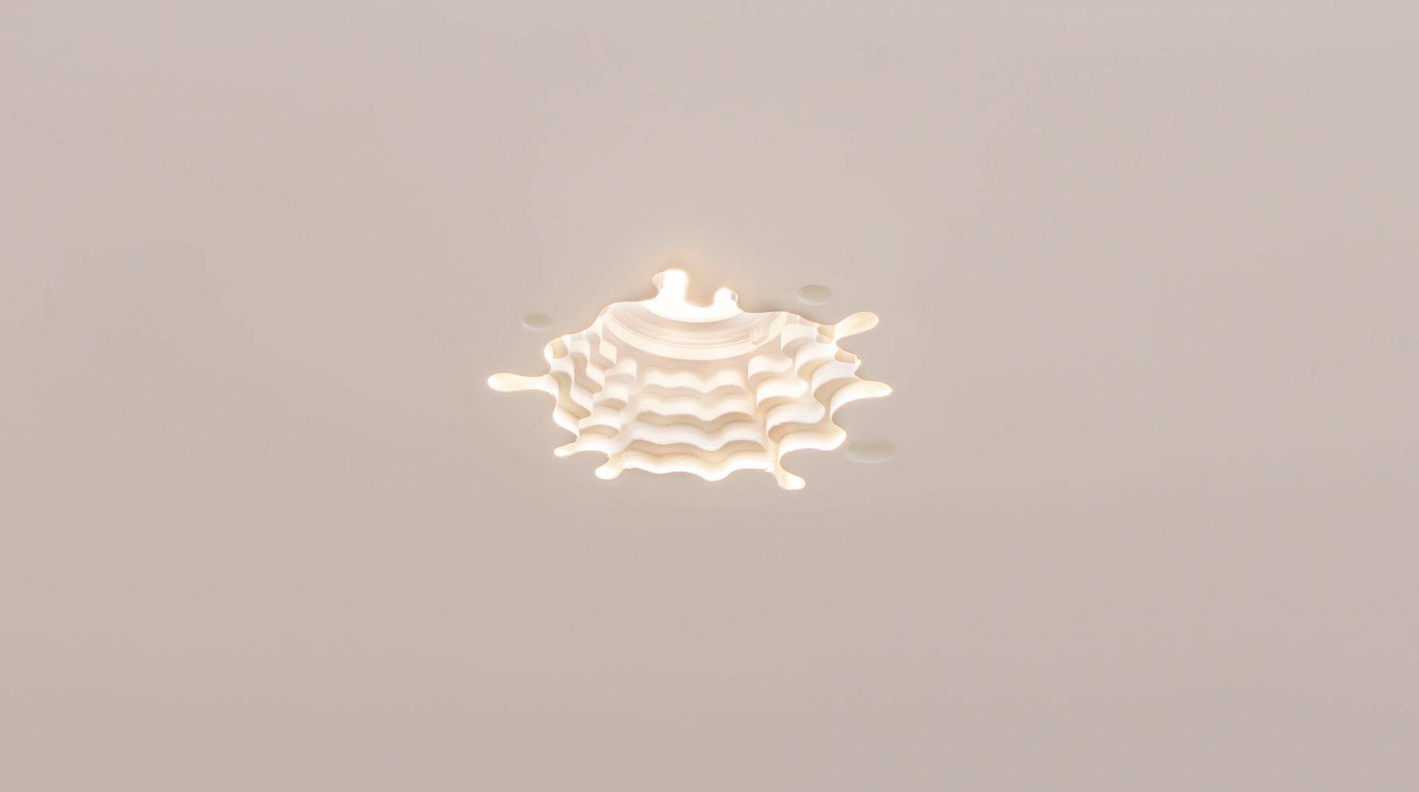 Đèn thạch cao hiệu ứng giọt nước lan tỏa Đèn thạch cao hiệu ứng giọt nước lan tỏa