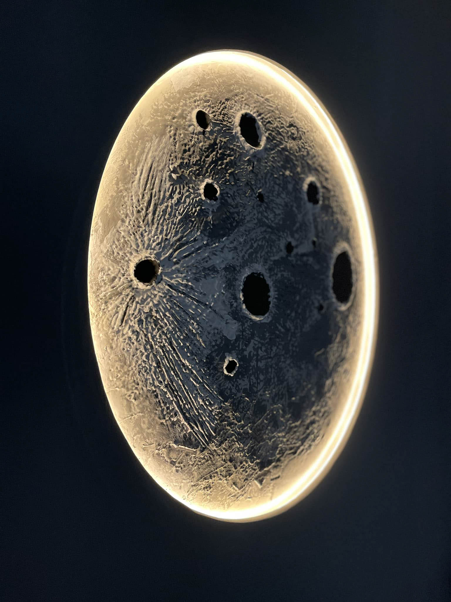 Đèn thạch cao hiệu ứng Mặt trăng Đèn thạch cao hiệu ứng Mặt trăng AMIV