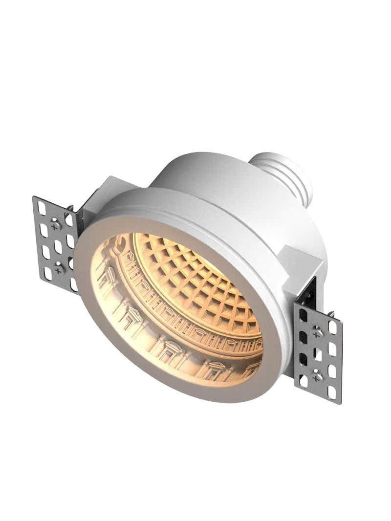 Đèn thạch cao nghệ thuật hoa văn mái cung điện PC03-AMIV