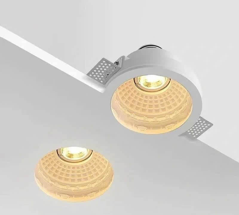 Đèn thạch cao nghệ thuật hoa văn mái cung điện PC03-AMIV