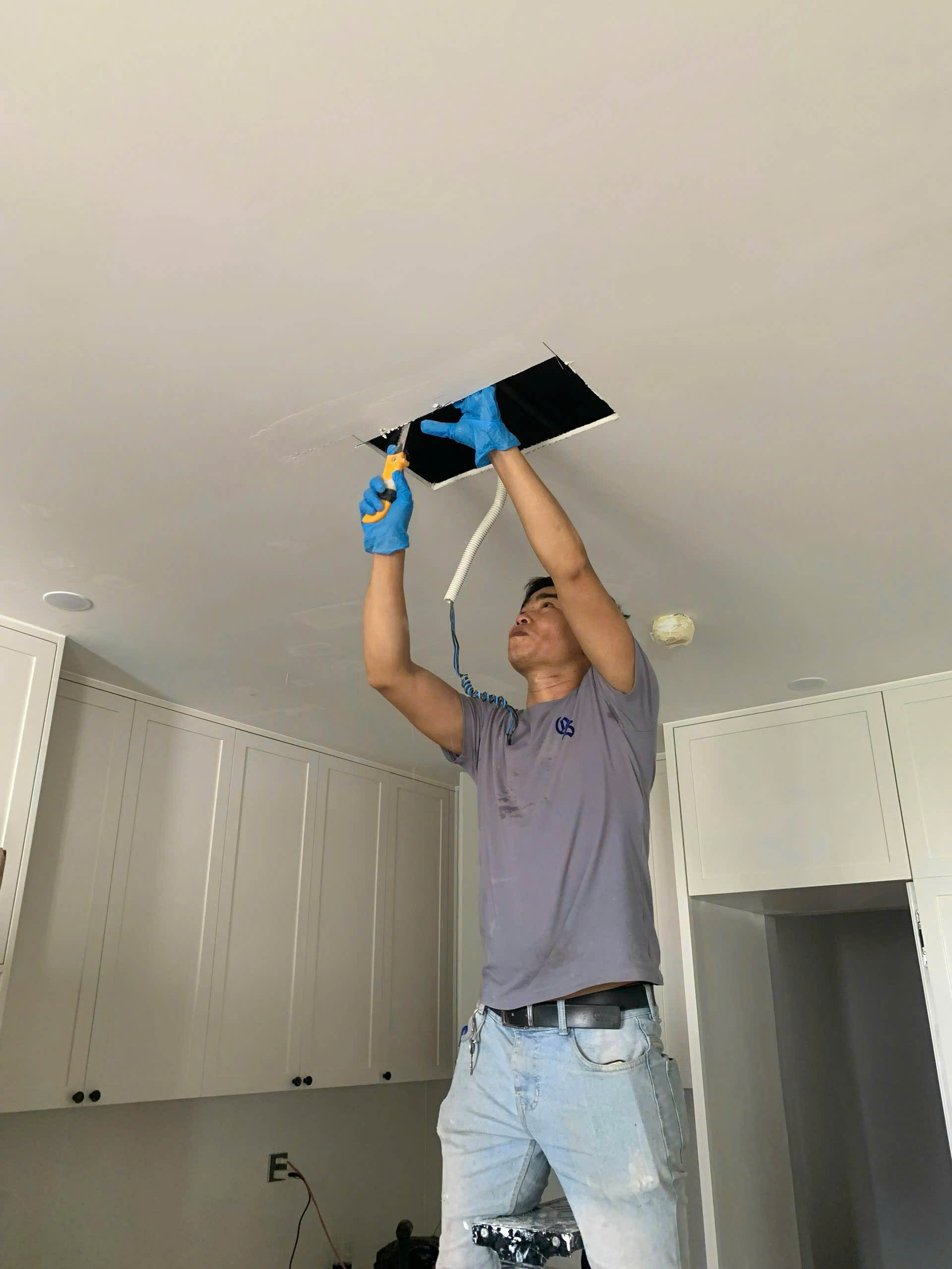 Đèn thạch cao hiệu ứng giọt nước rơi