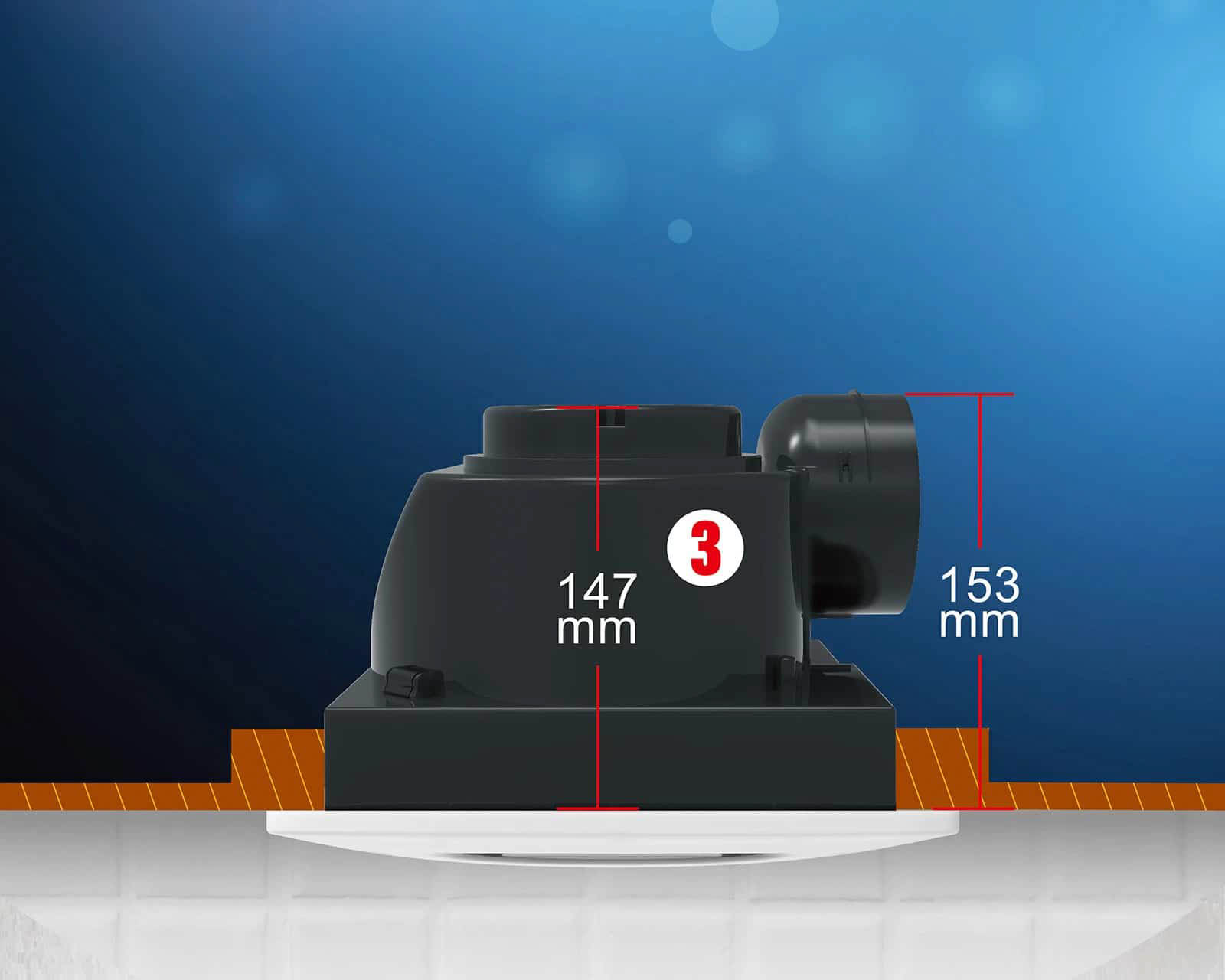Quạt hút âm trần ECO- Thương hiệu MRVU