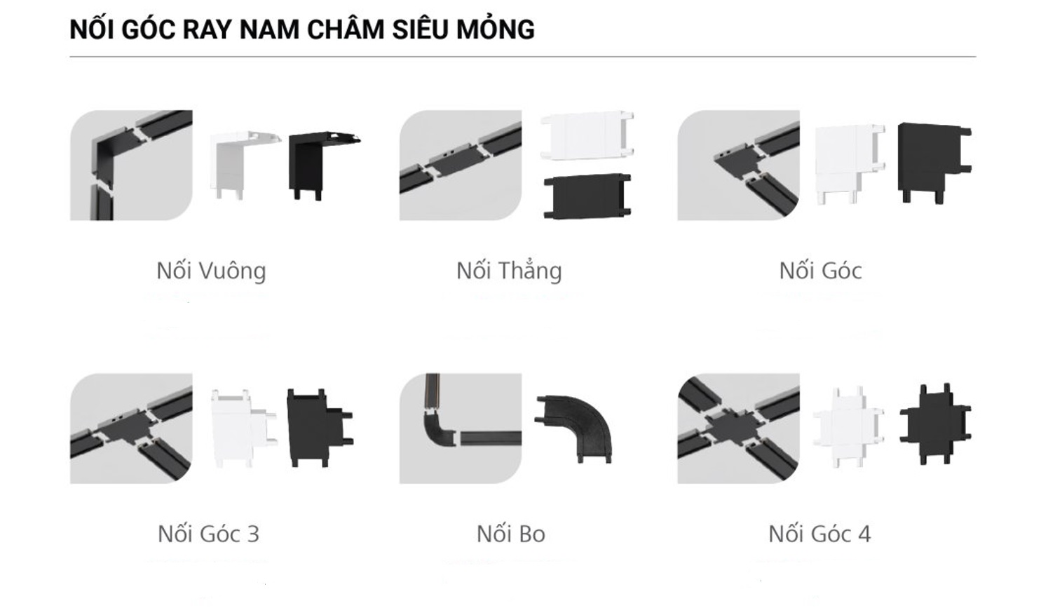 Thanh ray nam châm siêu mỏng GS Lighting Thanh ray nam châm siêu mỏng GS Lighting