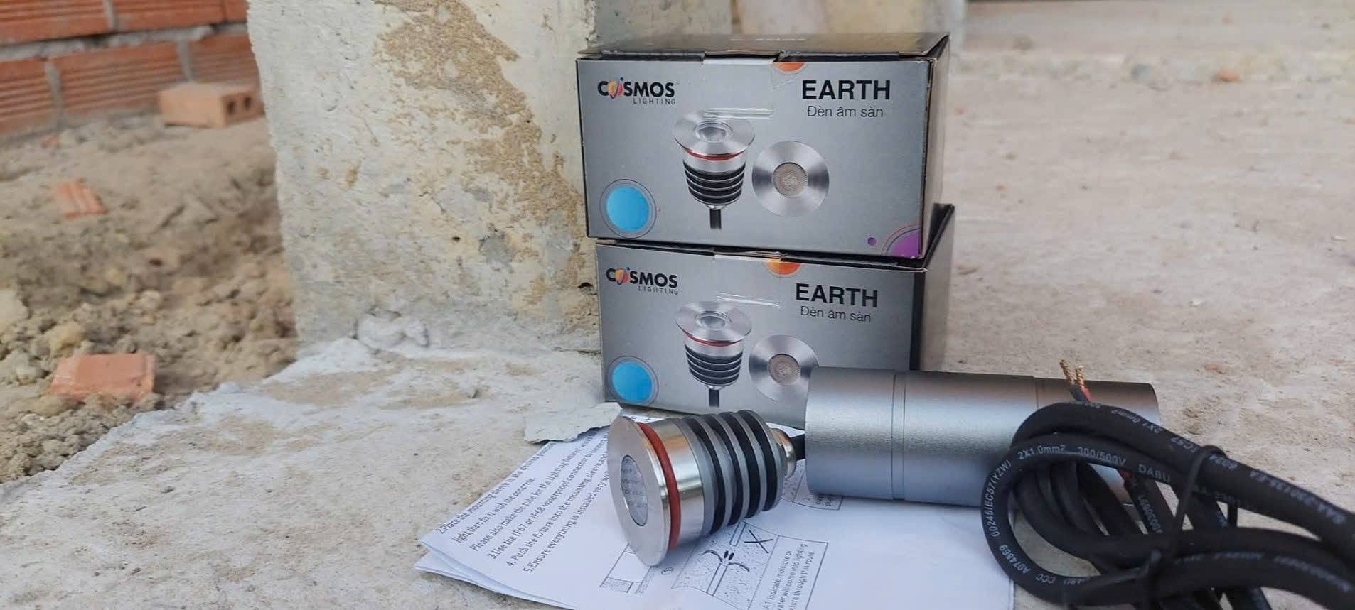 Đèn âm sàn EARTH- Cosmos Lighting Đèn âm sàn EARTH- Cosmos Lighting