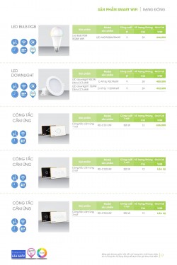 Catalogue đèn led Rạng Đông