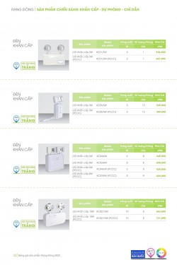 Catalogue đèn led Rạng Đông