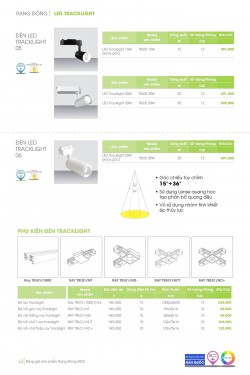 Catalogue đèn led Rạng Đông
