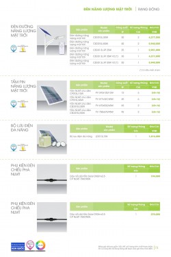 Catalogue đèn led Rạng Đông