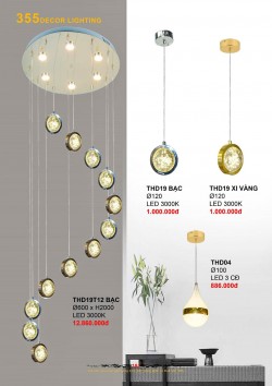 Catalogue đèn trang trí 355-2022