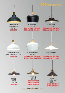 Catalogue đèn trang trí 355-2022