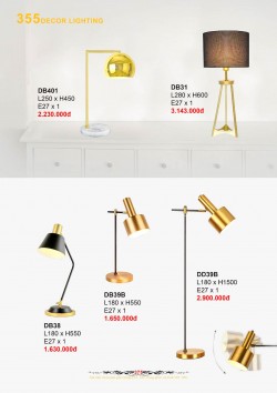 Catalogue đèn trang trí 355-2022