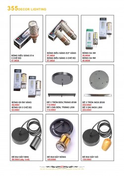 Catalogue đèn trang trí 355-2022