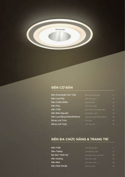 Đèn led Panasonic |  Bảng giá công tắc ổ cắm Panasonic