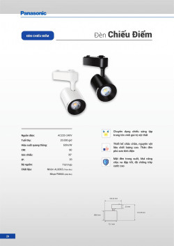 Đèn led Panasonic |  Bảng giá công tắc ổ cắm Panasonic