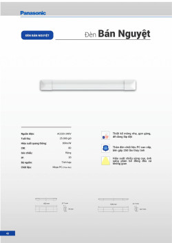 Đèn led Panasonic |  Bảng giá công tắc ổ cắm Panasonic