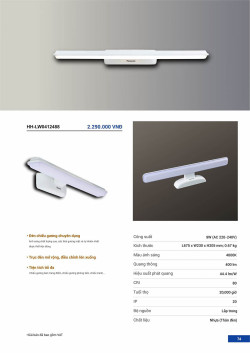 Đèn led Panasonic |  Bảng giá công tắc ổ cắm Panasonic