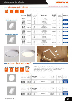 Đèn led Panasonic |  Bảng giá công tắc ổ cắm Panasonic