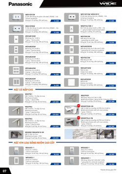 Đèn led Panasonic |  Bảng giá công tắc ổ cắm Panasonic