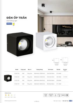 Bảng giá đèn led Vinaled- Đèn led nội ngoại thất