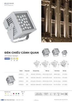Bảng giá đèn led Vinaled- Đèn led nội ngoại thất