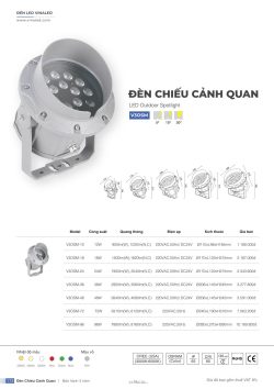 Bảng giá đèn led Vinaled- Đèn led nội ngoại thất