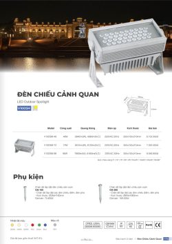 Bảng giá đèn led Vinaled- Đèn led nội ngoại thất