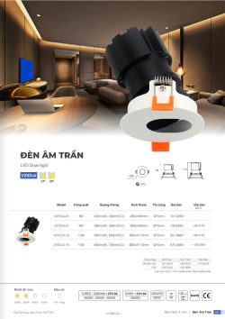 Bảng giá đèn led Vinaled- Đèn led nội ngoại thất