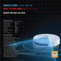 Nha-thong-minh-Smarthomes Nhà thông minh Mỹ tho | Robot hút bụi lau nhà Demax S300