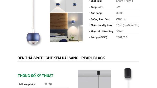 Đèn led cao cấp GS Lighting- Led Min